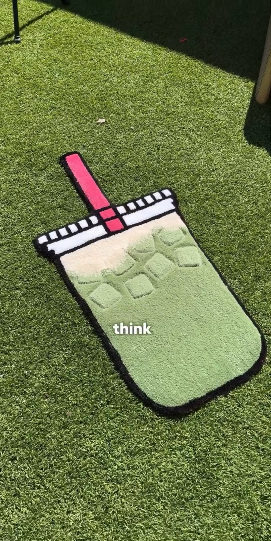 Matcha Cream Top Rug — finished rug